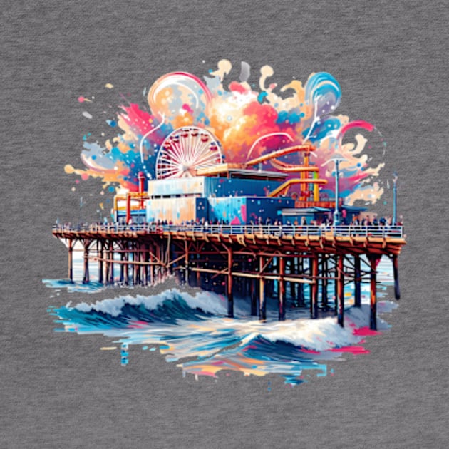 Santa Monica Pier by Sil Ly